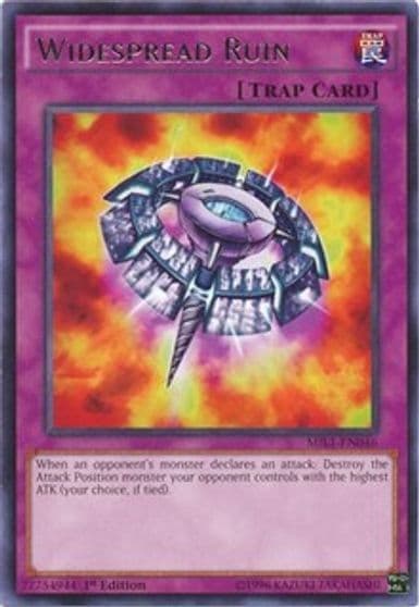 Widespread Ruin Millennium Pack Yu-Gi-Oh! card