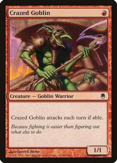 Crazed Goblin Darksteel Magic card