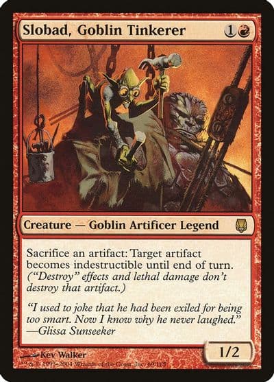 Slobad Goblin Tinkerer Darksteel Magic card
