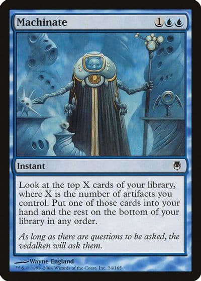 Machinate Darksteel Magic card