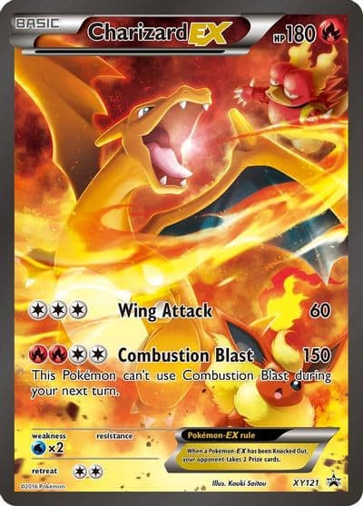 Charizard EX - XY121 XY Promos Pokemon card