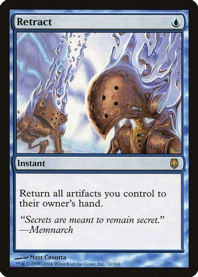 Retract Darksteel Magic card