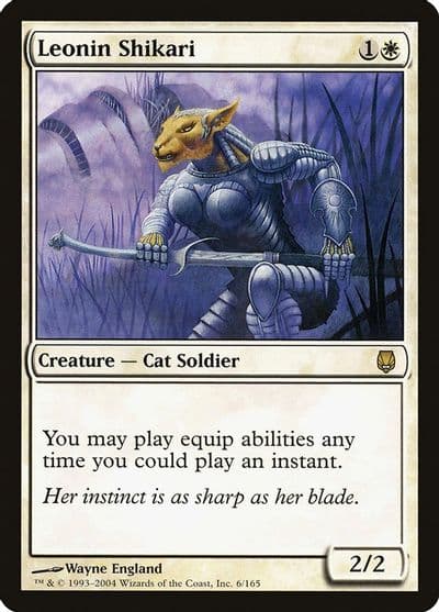 Leonin Shikari Darksteel Magic card