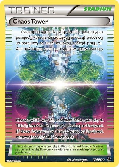 Chaos Tower XY - Fates Collide Pokemon card