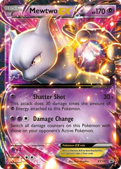 Mewtwo EX - XY107 XY Promos Pokemon card