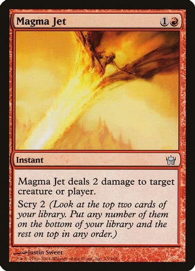 Magma Jet Fifth Dawn Magic card
