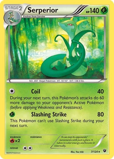 Serperior XY - Fates Collide Pokemon card