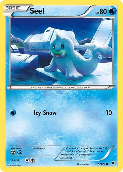 Seel XY - Fates Collide Pokemon card