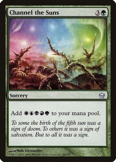 Channel the Suns Fifth Dawn Magic card