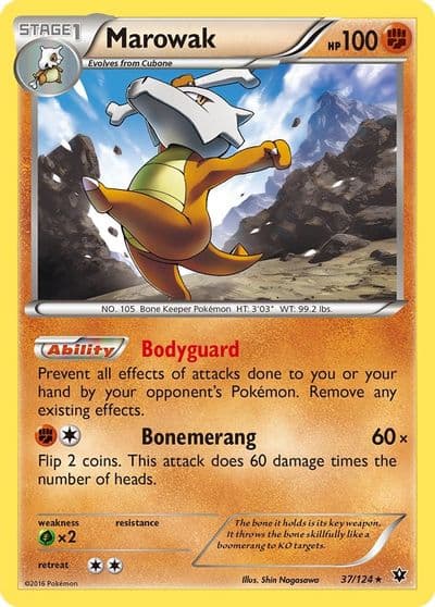 Marowak XY - Fates Collide Pokemon card