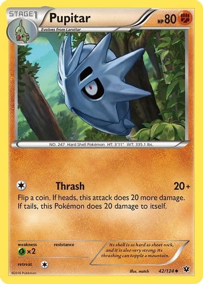 Pupitar XY - Fates Collide Pokemon card