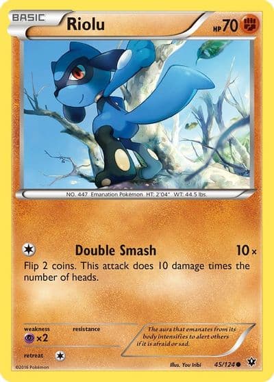 Riolu (45) XY - Fates Collide Pokemon card