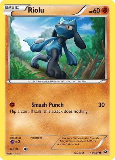 Riolu (46) XY - Fates Collide Pokemon card