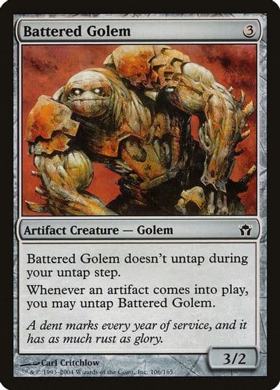 Battered Golem Fifth Dawn Magic card
