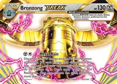 Bronzong BREAK XY - Fates Collide Pokemon card