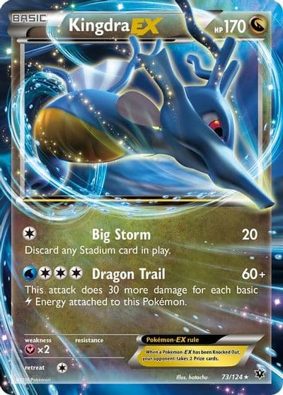 Kingdra EX XY - Fates Collide Pokemon card