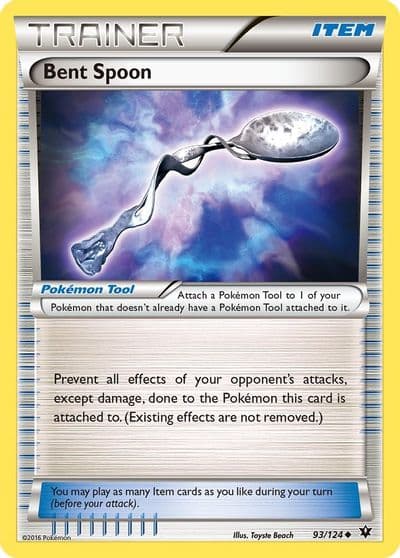 Bent Spoon XY - Fates Collide Pokemon card