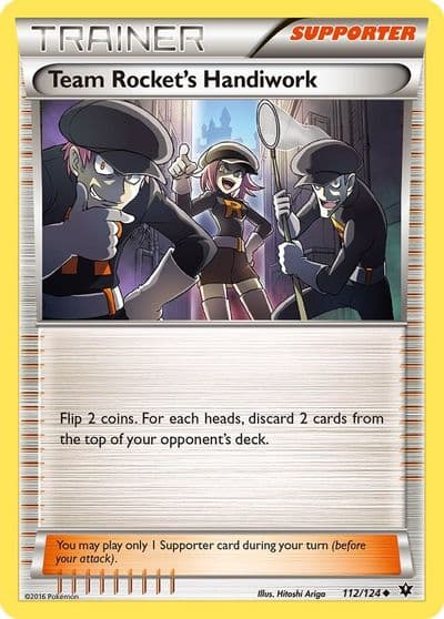 Team Rocket's Handiwork XY - Fates Collide Pokemon card