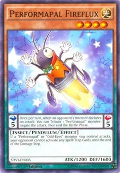 Performapal Fireflux Shining Victories Yu-Gi-Oh! card