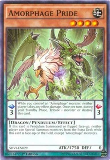 Amorphage Pride Shining Victories Yu-Gi-Oh! card
