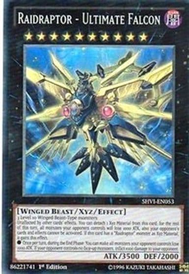 Raidraptor Ultimate Falcon Shining Victories Yu-Gi-Oh! card