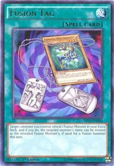 Fusion Tag Shining Victories Yu-Gi-Oh! card