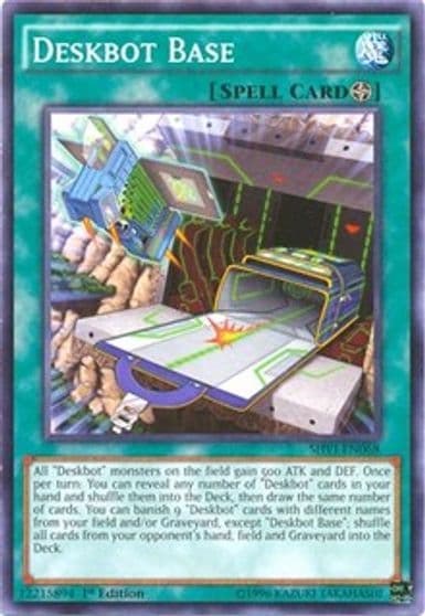 Deskbot Base Shining Victories Yu-Gi-Oh! card