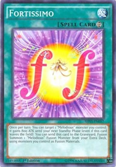 Fortissimo Shining Victories Yu-Gi-Oh! card