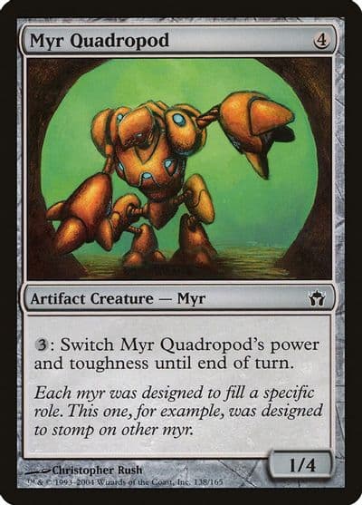 Myr Quadropod Fifth Dawn Magic card