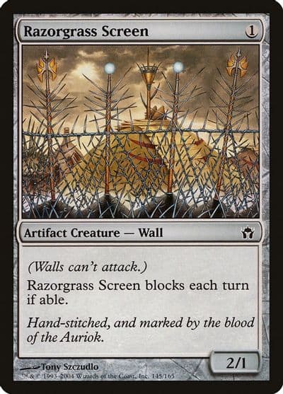 Razorgrass Screen Fifth Dawn Magic card