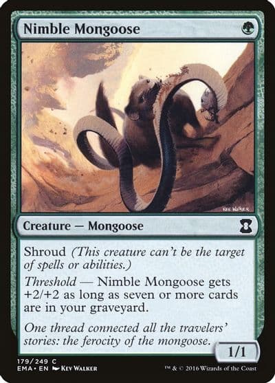 Nimble Mongoose Eternal Masters Magic card