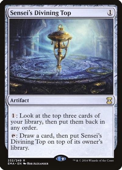 Senseis Divining Top Eternal Masters Magic card