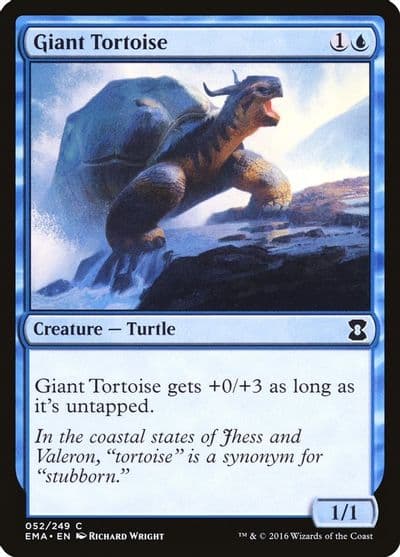 Giant Tortoise Eternal Masters Magic card