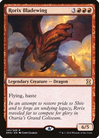 Rorix Bladewing Eternal Masters Magic card