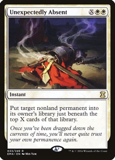 Unexpectedly Absent Eternal Masters Magic card