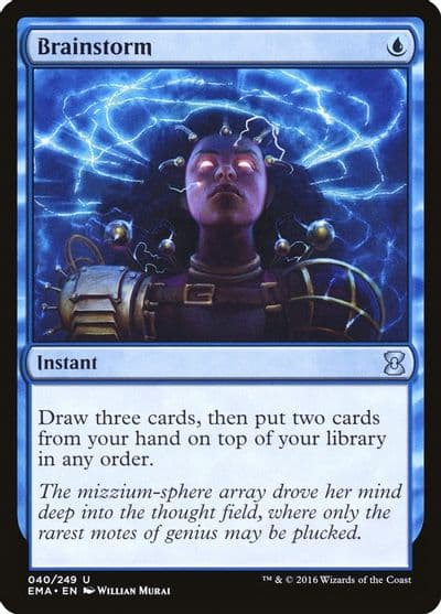 Brainstorm Eternal Masters Magic card