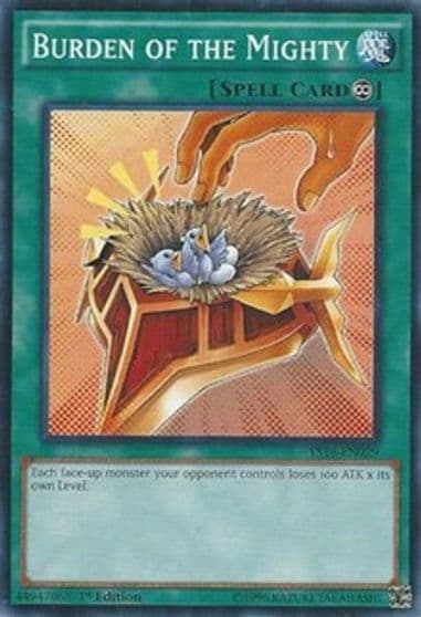 Burden of the Mighty Starter Deck: Yuya Yu-Gi-Oh! card