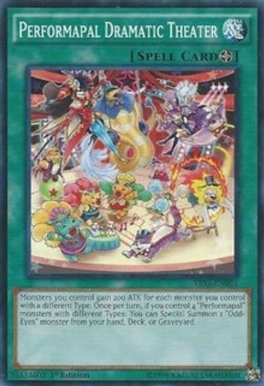 Performapal Dramatic Theater Starter Deck: Yuya Yu-Gi-Oh! card