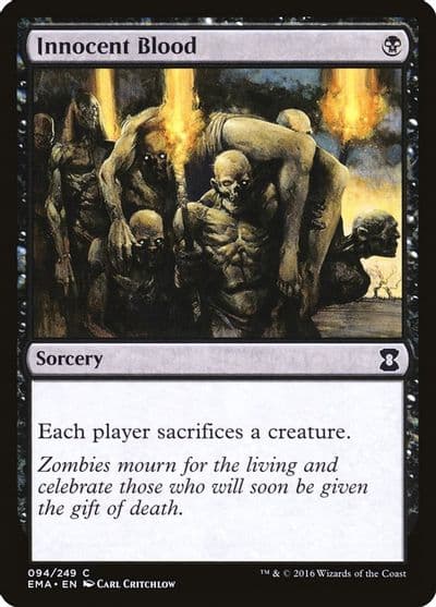 Innocent Blood Eternal Masters Magic card