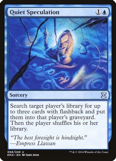Quiet Speculation Eternal Masters Magic card
