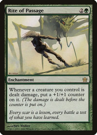 Rite of Passage Fifth Dawn Magic card