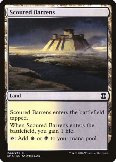 Scoured Barrens Eternal Masters Magic card