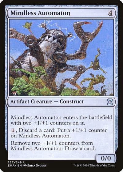 Mindless Automaton Eternal Masters Magic card