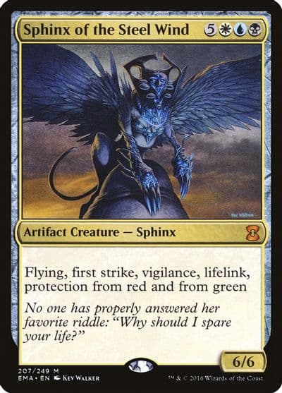 Sphinx of the Steel Wind Eternal Masters Magic card