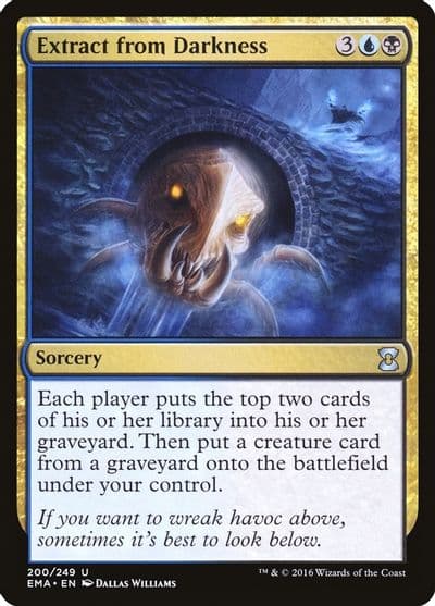 Extract from Darkness Eternal Masters Magic card