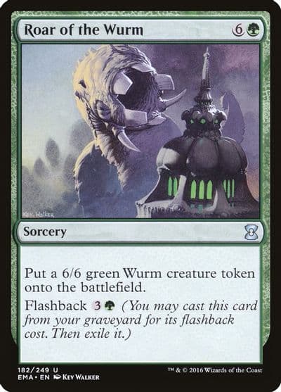 Roar of the Wurm Eternal Masters Magic card