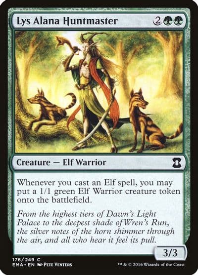 Lys Alana Huntmaster Eternal Masters Magic card