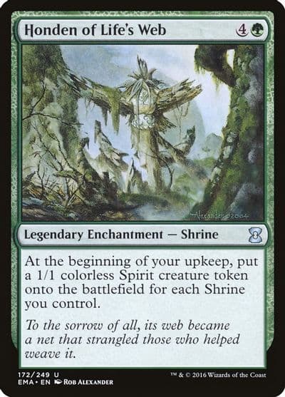 Honden of Lifes Web Eternal Masters Magic card