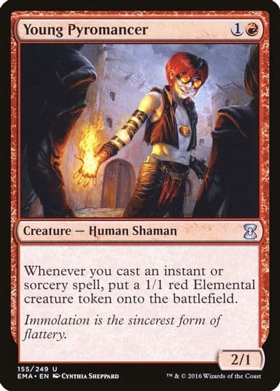 Young Pyromancer Eternal Masters Magic card