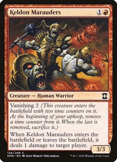 Keldon Marauders Eternal Masters Magic card
